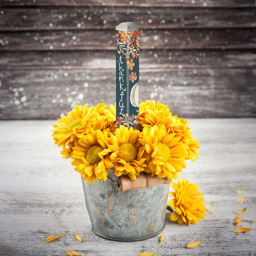 Thankful 10" Mini Art Pole slide 