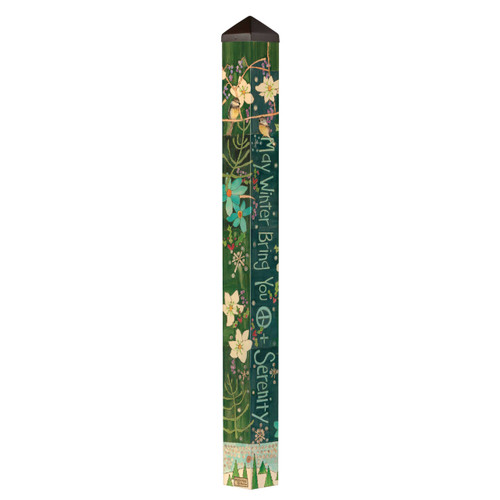 Warm Winter Wishes 60" Art Pole slide 