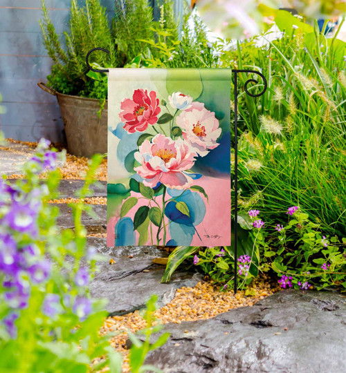 Peony Bouquet Garden Flag slide 