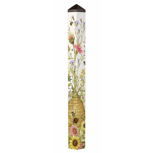 Bees and Blossoms 60" Art Pole slide 