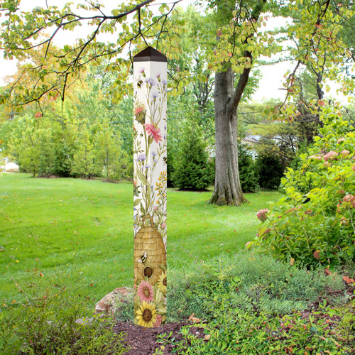 Bees and Blossoms 60" Art Pole slide 