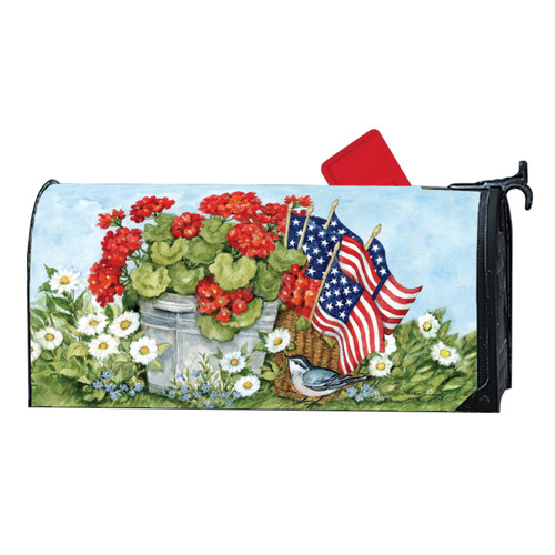 Flags and Flowers MailWrap slide 
