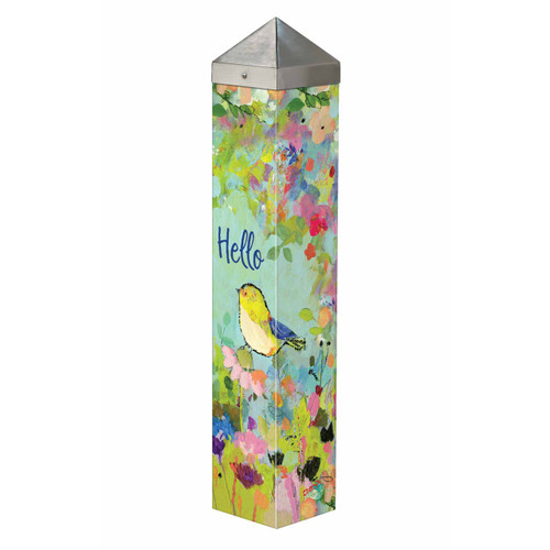 Bird Hello 20" Art Pole slide 
