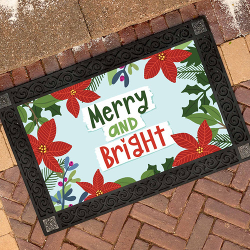 Bright Poinsettias MatMate slide 