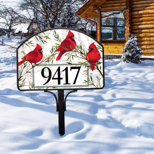 Cardinals in Birch Yard DeSign slide 