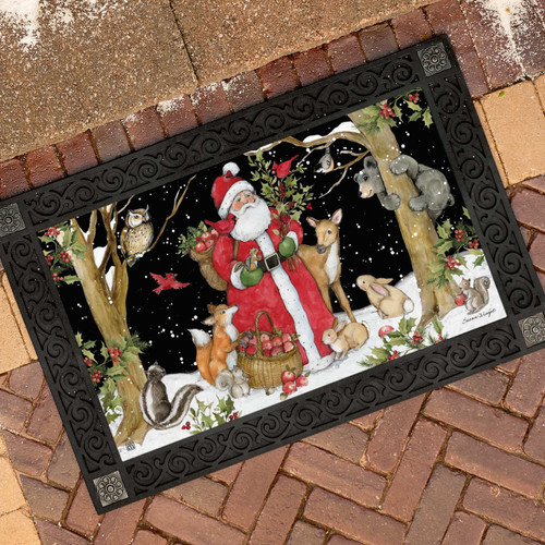Forest Animals with Santa MatMate slide 