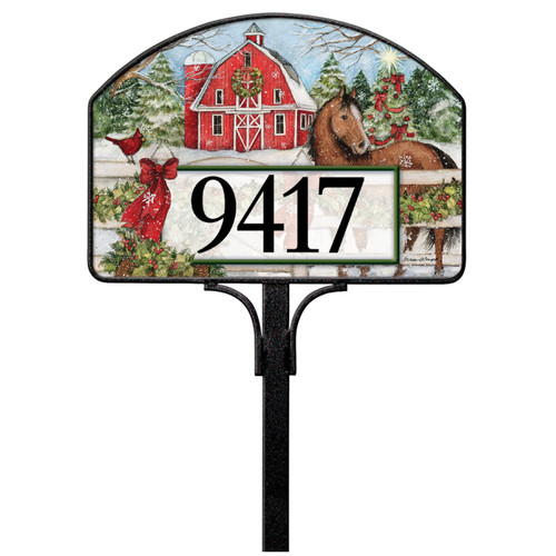 Christmas on the Farm Yard DeSign slide 
