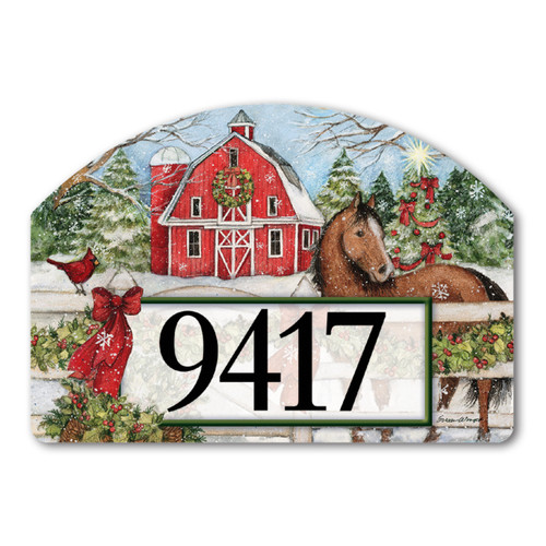 Christmas on the Farm Yard DeSign slide 
