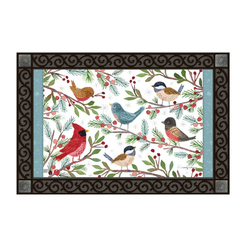 Winter Bird Branches MatMate slide 