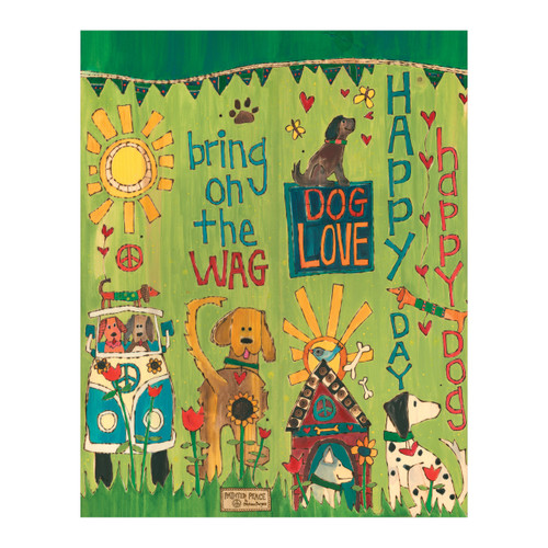Happy Dog 20" Art Pole slide 