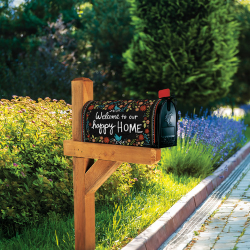 Chalkboard Floral MailWrap slide 