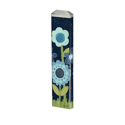 Blue Flowers 13" Mini Art Pole slide 