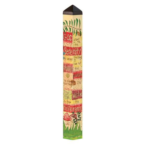 Serenity Prayer 40" Art Pole slide 