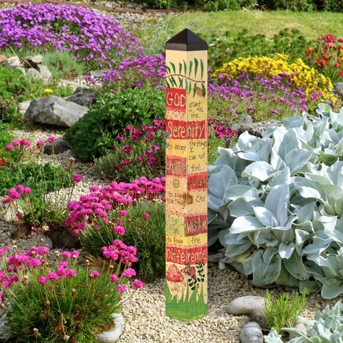 Serenity Prayer 40" Art Pole slide 