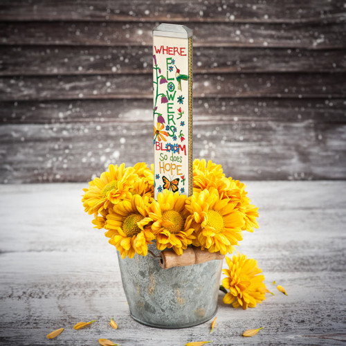 Flowers Bloom 13" Mini Art Pole slide 