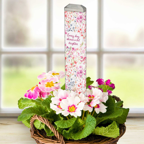 Every day shines a bit brighter 13" Mini Art Pole slide 