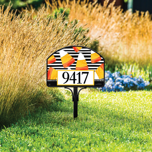 Candy Corn Welcome Yard DeSign slide 