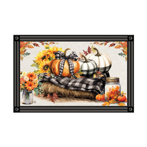 Plaid Pumpkins MatMate slide 