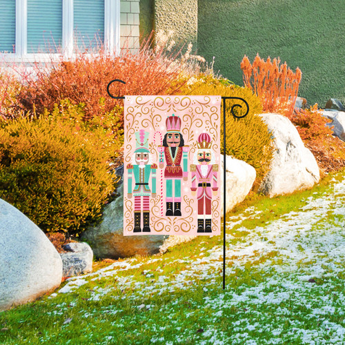 Nutcracker Collage Garden Flag slide 