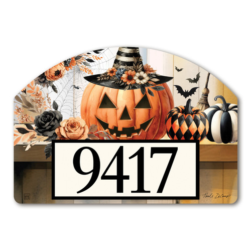 Vintage Jack O'Lantern Yard DeSign slide 