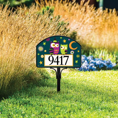 Halloween Owls Yard DeSign slide 