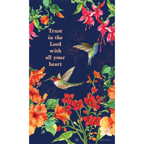 Trust in the Lord with all your heart 13" Mini Art Pole slide 