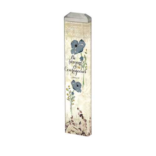 Be strong and courageous - Joshua 1:9 13" Mini Art Pole slide 