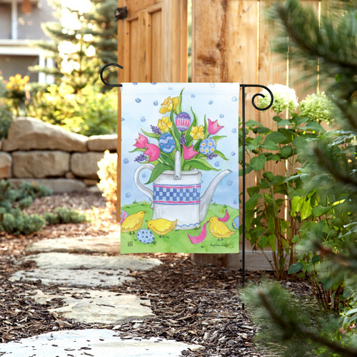 Easter Bouquet Chicks Garden Flag slide 