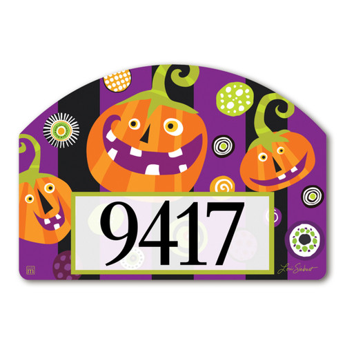 Halloween Pumpkins Trio Yard DeSign slide 