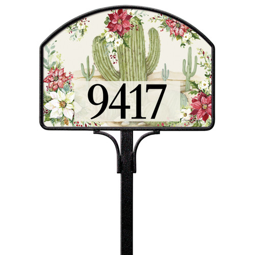 Holiday Cactuses Yard DeSign slide 