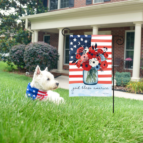 God Bless Garden Flag slide 