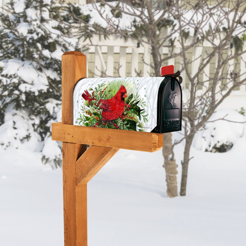 Cardinal on Winter Boughs MailWrap slide 