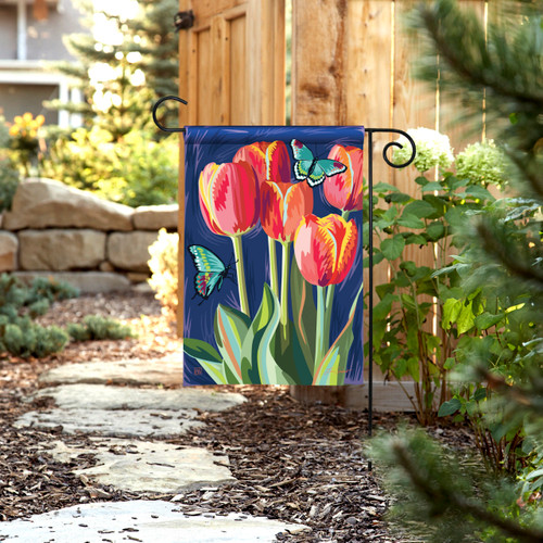 Tulips Garden Flag slide 