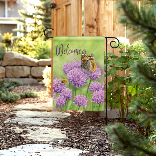 Chives Garden Flag slide 