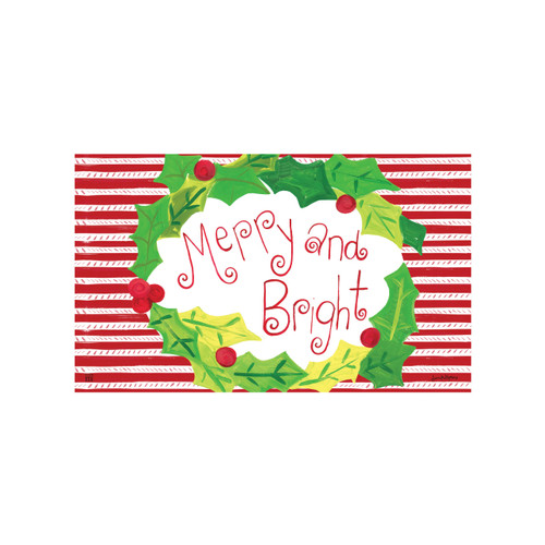 Merry and Bright Peppermint & Holly MatMate slide 