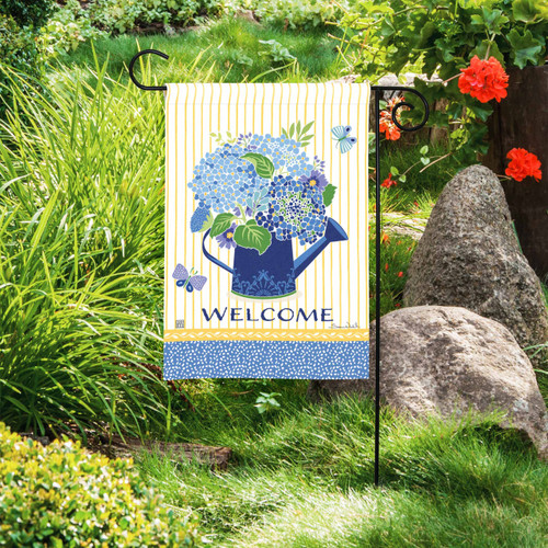 Hydrangea Blue Garden Flag slide 