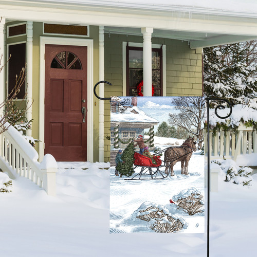 Winter Wonderland Garden Flag slide 