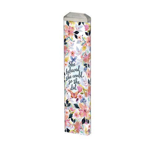 She believed she could so she did 13" Mini Art Pole slide 