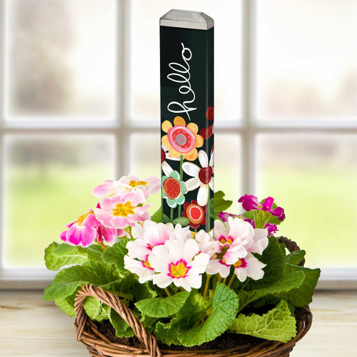 Playful Petals 13" Mini Art Pole slide 