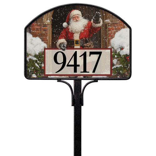 Greetings from Santa Yard DeSign slide 