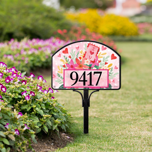 Valentine Flowers Yard DeSign slide 