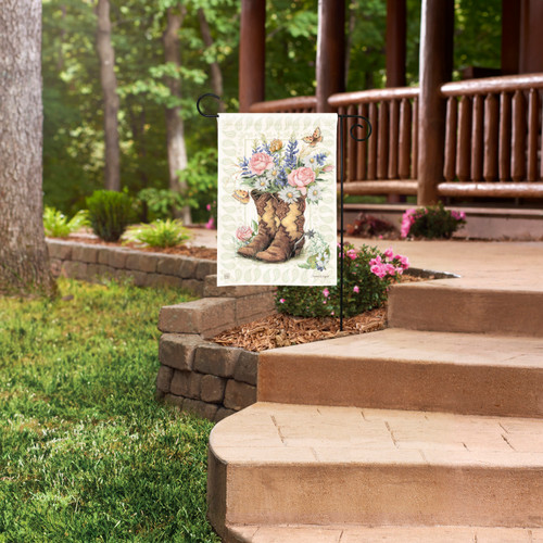 Western Boots Garden Flag slide 