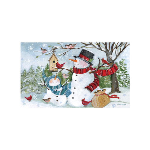 Snowmen Birds MatMate slide 