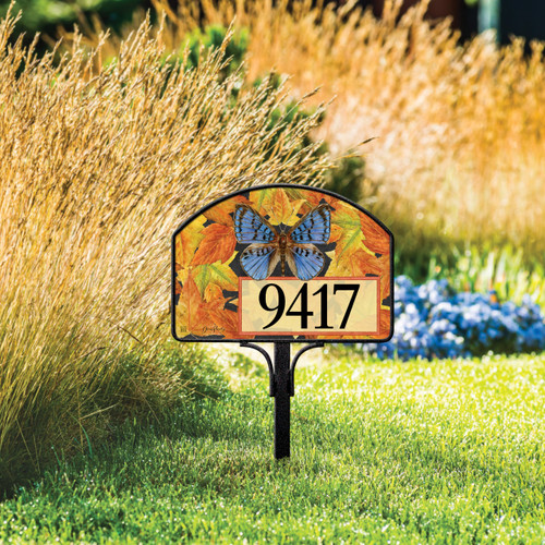 Fluttering into Fall Yard DeSign slide 
