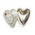 Metal trinket box in a heart shape with the words Grandma love is forever love