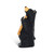 Left profile view showing a figurine of a standing black bear holding a "Free Bear Hugs" sign.