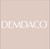 A light tan square image with the trademark "DEMDACO" logo in white font.