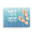 A 24 piece postcard puzzle with flip-flops and the saying "Salty Days. Flip-Flop Nights" on a blue background.
