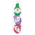 Reversible Snowmen & Ornaments Door Hanger