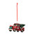 Blown Glass Red Truck Ornament